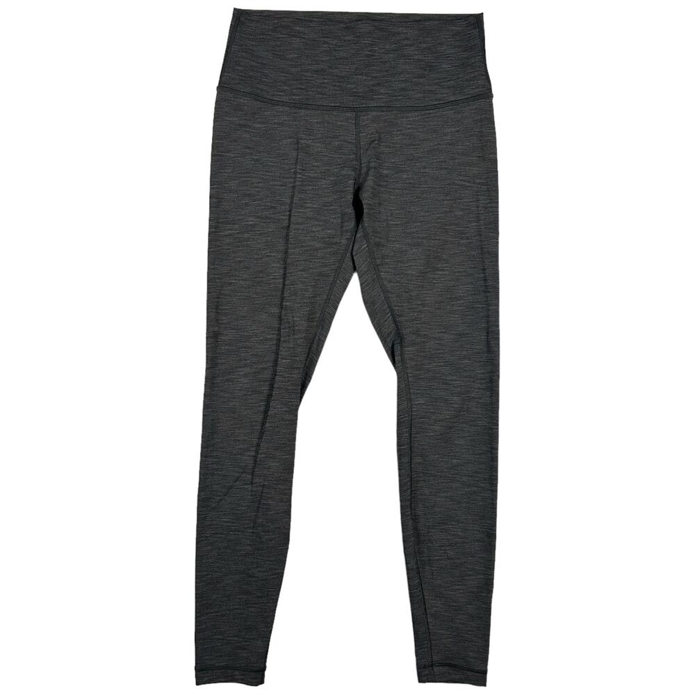 Lululemon Size 8 Wunder Under Hi-Rise Tight Full-On Luxtreme 28" Heathered Black